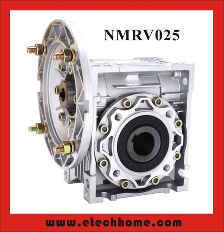 Worm Gearbox NMRV025 Worm Speed Reducer 7.5 - 60 :1 for 9mm Input Shaft and Output 11mm ► Photo 1/1
