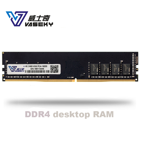 Vaseky 4GB 8GB 4G 8G 16GB PC Memory RAM Memoria Module Computer Desktop PC4 DDR4 2133 2400 2400MHZ 2133MHZ 2666MHZ 16G RAM ► Photo 1/6