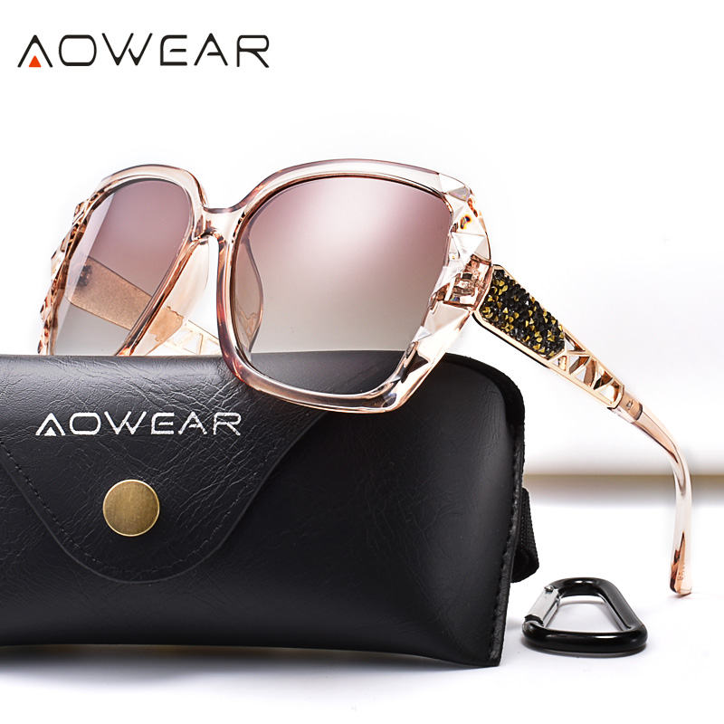 2019 Luxury Polarized Sunglasses Women Ladies Oversized Sun Glasses Female Prismatic Eyewear