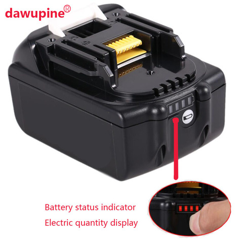 dawupine Li-ion Battery Case Charging Protection Circuit Board Label Box For Makita 18V BL1830 3.0Ah 5.0Ah LED Battery Indicator ► Photo 1/2