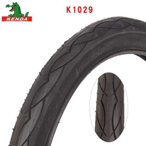 KENDA City Bicycle tire K1029 Steel wire 14 20 26 inches 20*1.5 20*1-3/8 60TPI 1.25 1.75 Half bald headed bike tires parts ► Photo 1/6