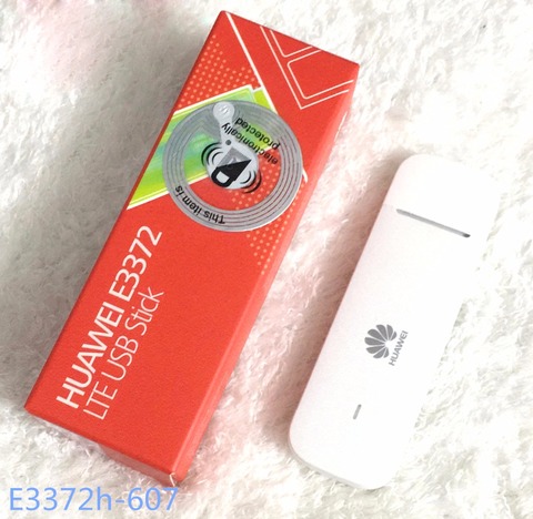 Unlocked Huawei E3372 E3372h-607 + 2pcs Antenna 4G LTE 150Mbps USB Modem 4G LTE USB Dongle USB Stick Datacard PK K5150,MF823 ► Photo 1/6
