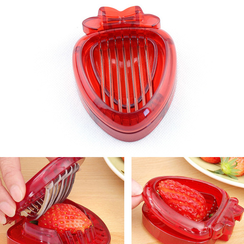 Strawberry Huller Slicer Cutter Cherry Tomato Hole Fruit Leaf Remover Remove Tool Vegetable Cutter kitchen gadgets accessories ► Photo 1/6