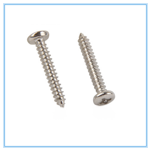 10PCS Screws Nuts Silver M2.2 M3.5 M3.9 M4.2 M4.8 Round Head Fit Hinges Countersunk Self-Tapping Screws Wood Hardware Tool ► Photo 1/3