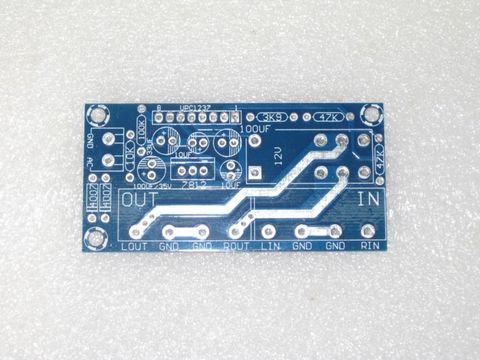 Fannyda UPC1237 loudspeaker protective PCB empty board ► Photo 1/3