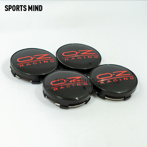 4PCS/lot 14 COLORS 60MM OZ Racing Car Wheel Center Hub Caps Car Emblem Badge Logo Wheel Center Cap label car styling accessories ► Photo 1/6