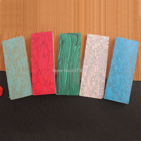Artificial Turquoise DIY knife handle material, catapult resin Patch material DIY outdoor hand grip pine stone decorative sheet ► Photo 1/5
