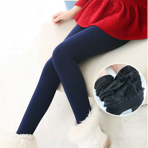 Brushed Thicken Girls Tights For Winter Autumn 1 pcs Warm Baby Girls Clothing Children Stockings 3 Size Solid Kids Pantyhose ► Photo 1/6