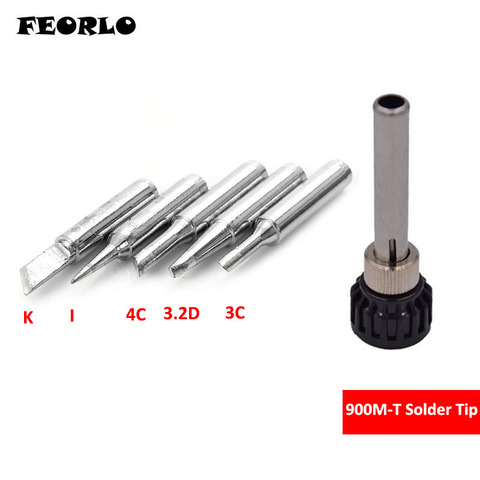 FEORLO Electric Soldering Iron Cannula Casing Handle Adapter with Iron Tip 900M-T-I 900M-T-3C 900M-T-K For HAKKO 852D 936 937D ► Photo 1/6