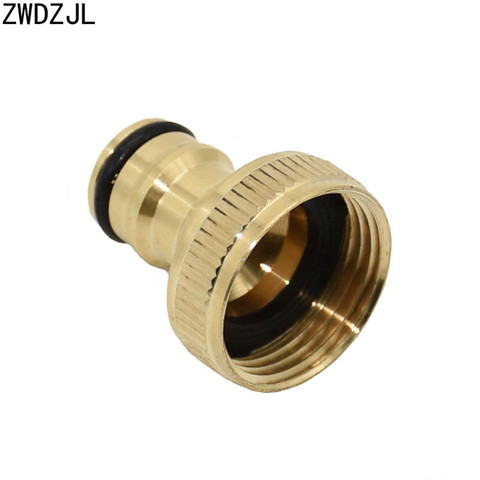 Brass tap 3/4 Female Quick Connector Washing Machine Garden water gun Quick Connect adapter 1pcs ► Photo 1/6