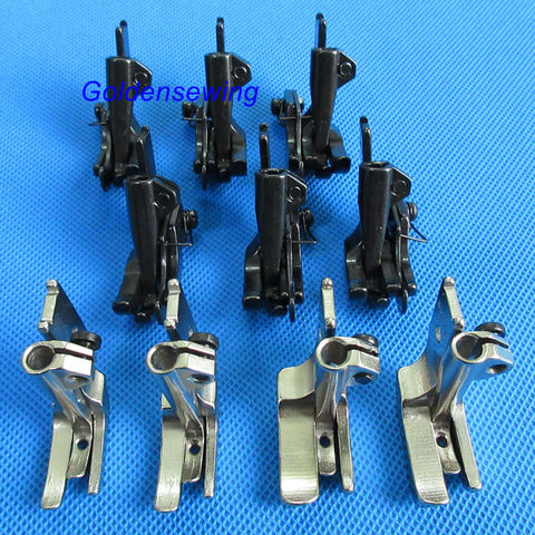 10 SETS PIPING & WALKING FOOT with R & L EDGE GUIDE for JUKI DNU-1541,241 LU-563 562 1508 ► Photo 1/5