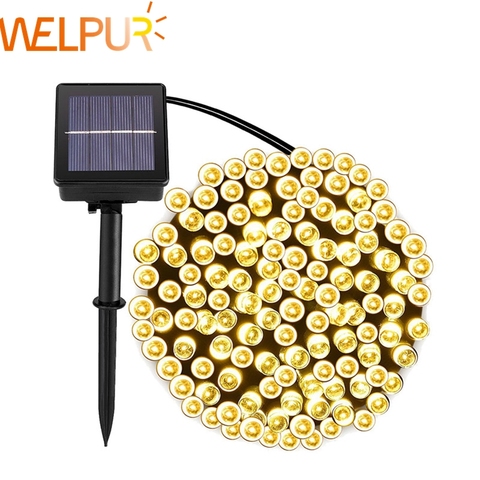 Solar String Lamps For Garden Waterproof Outdoor Lighting 5M 7M 12M 22M 6V Christmas Xmas Holiday Decoration Fairy Solar Battery ► Photo 1/6