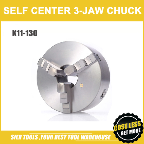 K11-130 3 jaw chuck/130MM manual lathe chuck/3-Jaw Self-centering Chuck ► Photo 1/6