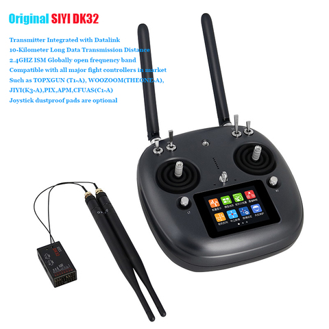 SIYI DK32 2.4G 16CH Transmitter Remote Controller Transimitter Receiver integrated 10KM DATALINK for DIY Agricultural drones ► Photo 1/1