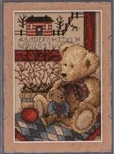 Top Quality Beautiful Lovely Counted Cross Stitch Kit Teddy's Friend Teddy Bears Friends Dim 6887 ► Photo 1/1