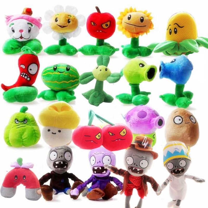 Cute PLANTS* vs.ZOMBIES*Popular Game Soft Plush Toy Stuffed Doll Kid Baby Gift&* 