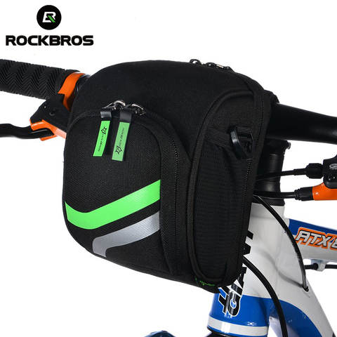 RockBros Bicycle Bike Handlebar Bag With Rain Cover Cycling Top Tube Bag MTB Folding Bike Bicycle Front Bag Bike Accessories ► Photo 1/6