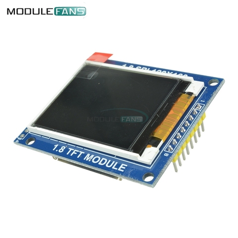 Mini 1.8 Inch Serial SPI TFT LCD Module Display with PCB Adapter IC 128x160 Dot Matrix 3.3V 5V IO Inerface Cmmpatible 1602 5110 ► Photo 1/1