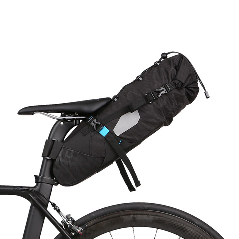 ROSWHEEL  10L 100% Waterproof Bike Bag Bicycle Accessories Saddle Bag Cycling Mountain Bike Back Seat Rear Bag ► Photo 1/5