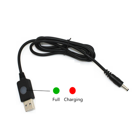 3PCS/Lot 4.2V USB Charger Cable Line with LED Indicator for LED Headlamp Headlight Flashlight Torch Lamp ► Photo 1/5