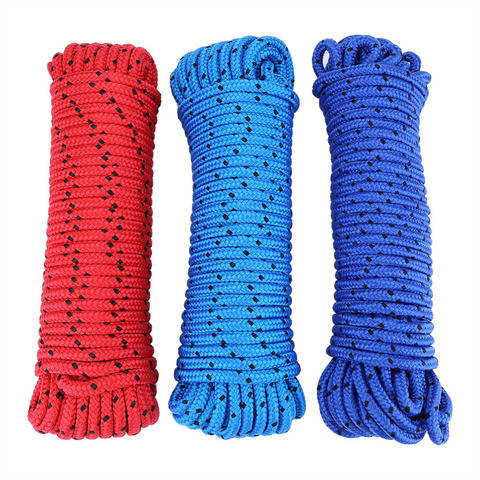 Profession 20M Outdoor Rock Climbing Rope 8mm Diameter High Strength Survival Paracord Safety Rope Cord String Hiking Accessory ► Photo 1/5
