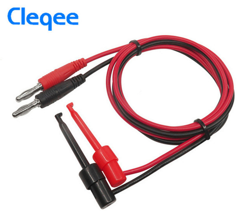 2022 Cleqee P1039 1Set 4mm Banana Plug to Test Hook Clip Test Lead Kit Cable Mayitr IMax B6 for Multimeter Electronic Test Tools ► Photo 1/6