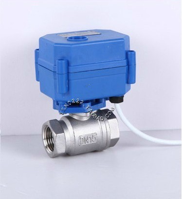 DN15 DN20 DN25 Stainless Steel Two Way Electrical Motorized Ball CR01 CR02 CR03 CR04 CR05 DC5V DC12V DC24V AC220V ► Photo 1/1