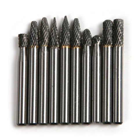 Fixmee 10pcs 6mm Tungsten Carbide Rotary Burrs Points File Grinder Cutter Bit ► Photo 1/1