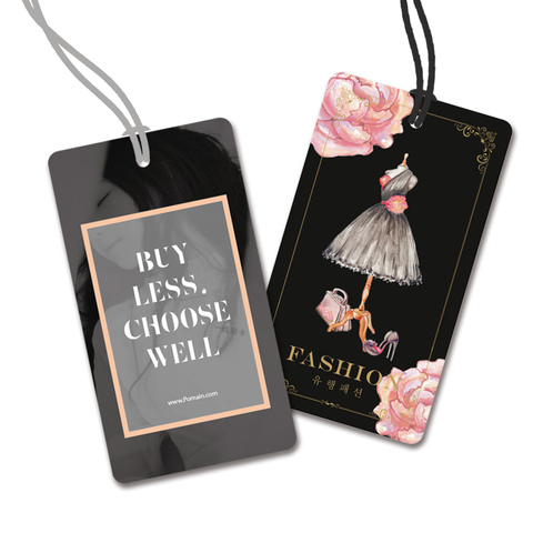 Customized Hang Tags Labels For Clothes Trademark Manufacture Clothing  Paper Sewing Tag printed Tags Free Shipping