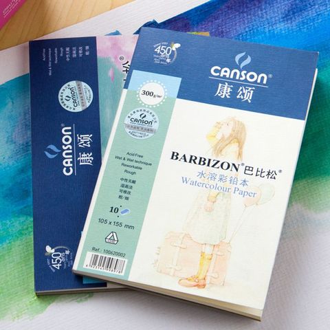 100% Cotton Professional Watercolor Paper 300g/m2 Water Color Drawing Paper  Book for Artist Student