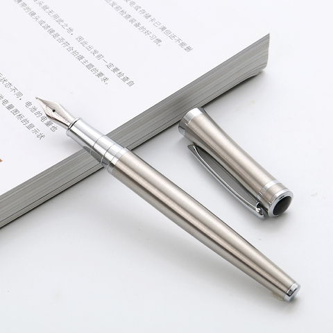1 PC High Quality Iraurita Fountain Pen Full Metal Luxury Pens Caneta Office School Stationery Supplies ► Photo 1/6