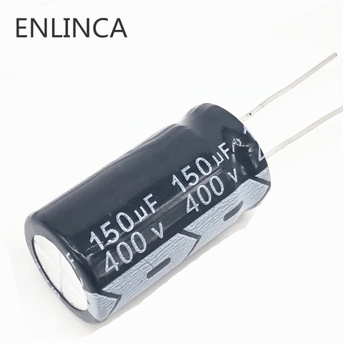 6pcs/lot 150UF 400V 150UF aluminum electrolytic capacitor size 18*30mm T23 20% ► Photo 1/1