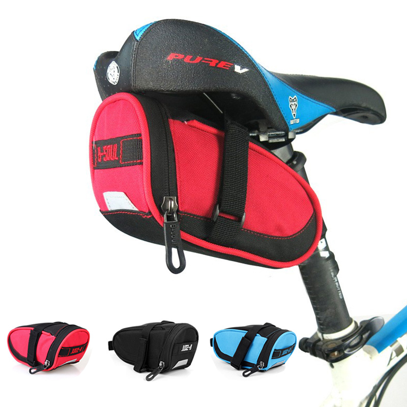 Waterproof Seat Pouch Storage Bicycle Saddle Bag Saddle Tail Bike Rear Cycling