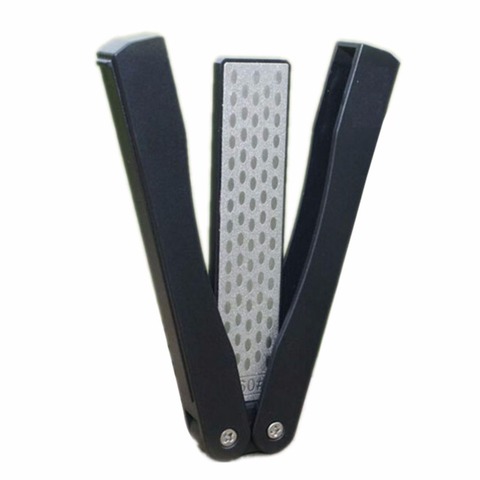 New Arrival Double Sided Folded Pocket Sharpener Diamond Knife Sharpening Stone Outdoor tool High Quality ► Photo 1/6