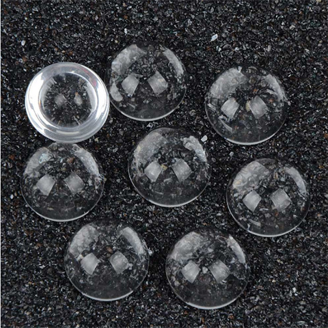 10pcs/lot 20mm Hemisphere Clear Glass Dome Cabochons Magnifying Cabochon Accessories For DIY Jewelry ► Photo 1/2