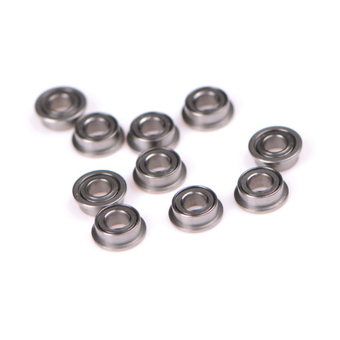 10 Pieces MF63zz 3x6x2.5mm Metal Double Shielded Miniature Deep Groove Flanged Ball Bearings For 3D Printer Wholesale ► Photo 1/1
