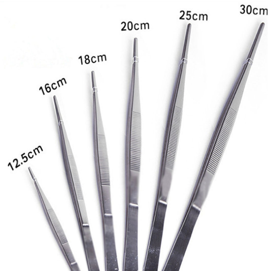 115mm Acute type high-strength ultrafine tweezers with rubber grip ANEX No.214 