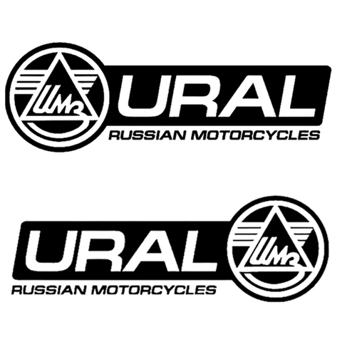 CK2768#8*24cm Motorcycles Ural funny car sticker vinyl decal silver/black car auto stickers for car bumper window car decoration ► Photo 1/1