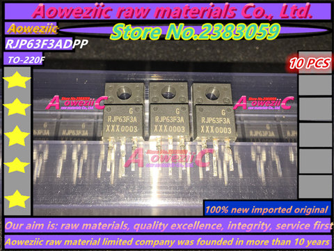 Aoweziic 100% new imported original  RJP63F3ADPP  RJP63F3A  RJP63F3 TO-220F LCD plasma tube ► Photo 1/2
