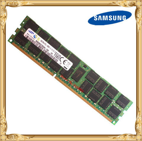 Samsung server memory DDR3 16GB 32GB 1600MHz ECC REG DDR3L  PC3L-12800R Register DIMM RAM 240pin 12800 16G 2RX4 ► Photo 1/1