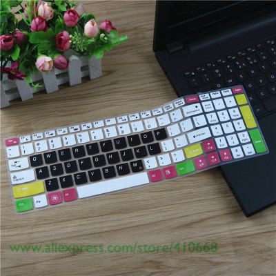 Silicone Keyboard Protector Cover Skin for Lenovo G580 G570 G575 G585 G510 G505 G500 G501 G700 B580 B570 B575 B575E B590 M5400 ► Photo 1/1