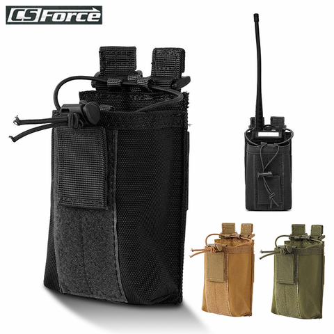 Tactical Molle Walkie-talkie Pouch Interphone Storage Bag Outdoor Molle Radio Pouch for Military Use Walkie-Talkie Case Holder ► Photo 1/6