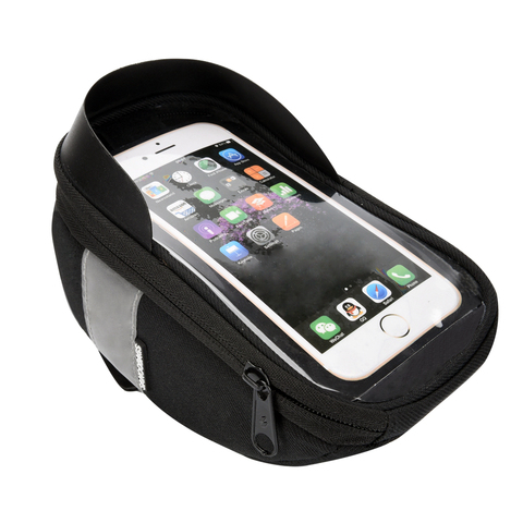 Roswheel Sahoo 112003 Cycling Bicycle Bike Head Tube Handlebar Cell Mobile Phone Bag Case Holder Case Pannier For 6.5in Phone ► Photo 1/6