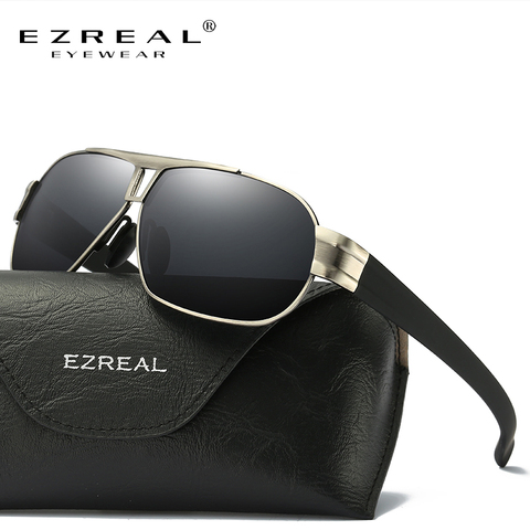 EZREAL Polarized Sunglasses Men Sun Glasses Women Male Oversized For Driving Shades Oculos De Sol Masculino With Box 8516 ► Photo 1/1