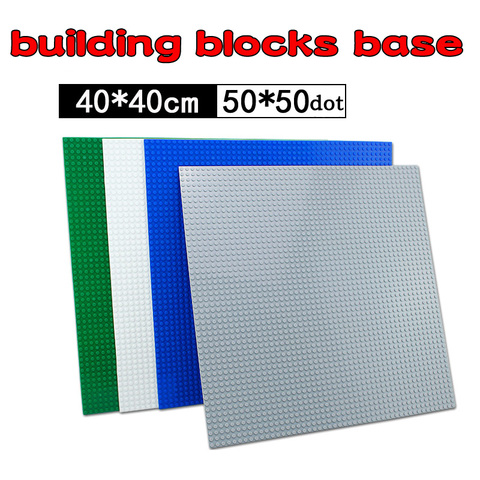 Base plate for Small Bricks Baseplates 32*32 50*50 Dots bricks DIY Building Blocks Toys base Compatible with classic blocks ► Photo 1/2