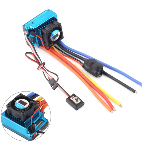 New 120A Sensored Brushless ESC Speed Controller T plug for 1/8 1/10 1/12 RC Car Crawler Wholesale ► Photo 1/6