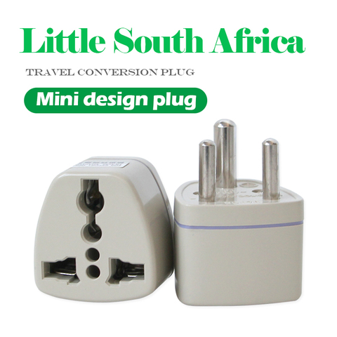 250V/5A 1PC Universal UK/US/EU/AU to Small South African 3pin Travel Plug India South Africa Converter Adapter plug Adaptor ► Photo 1/1