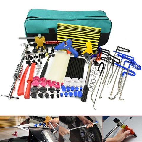 FURIX tools Rods Dent Puller Hail Damage Repair Car Dent Removal Paintless Dent Repair Tools Kit ► Photo 1/6