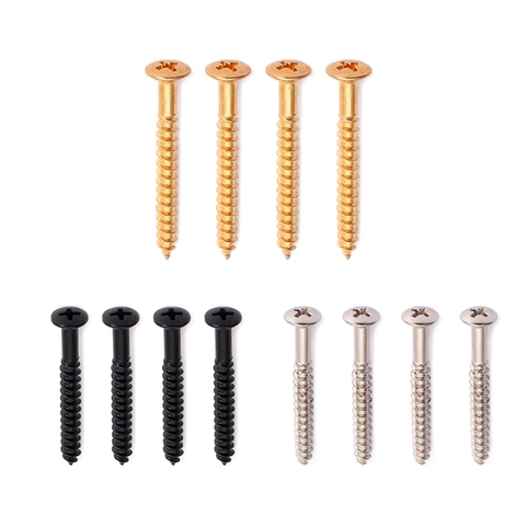 Neck Plate Mounting Screws For Bolt-On Neck Strat Guitar Parts Accessory ► Photo 1/6