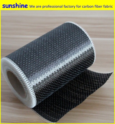 12k 200g UD Carbon Fiber Fabric  Unidirectional cloth For Building And Bridge construction and repair ► Photo 1/6